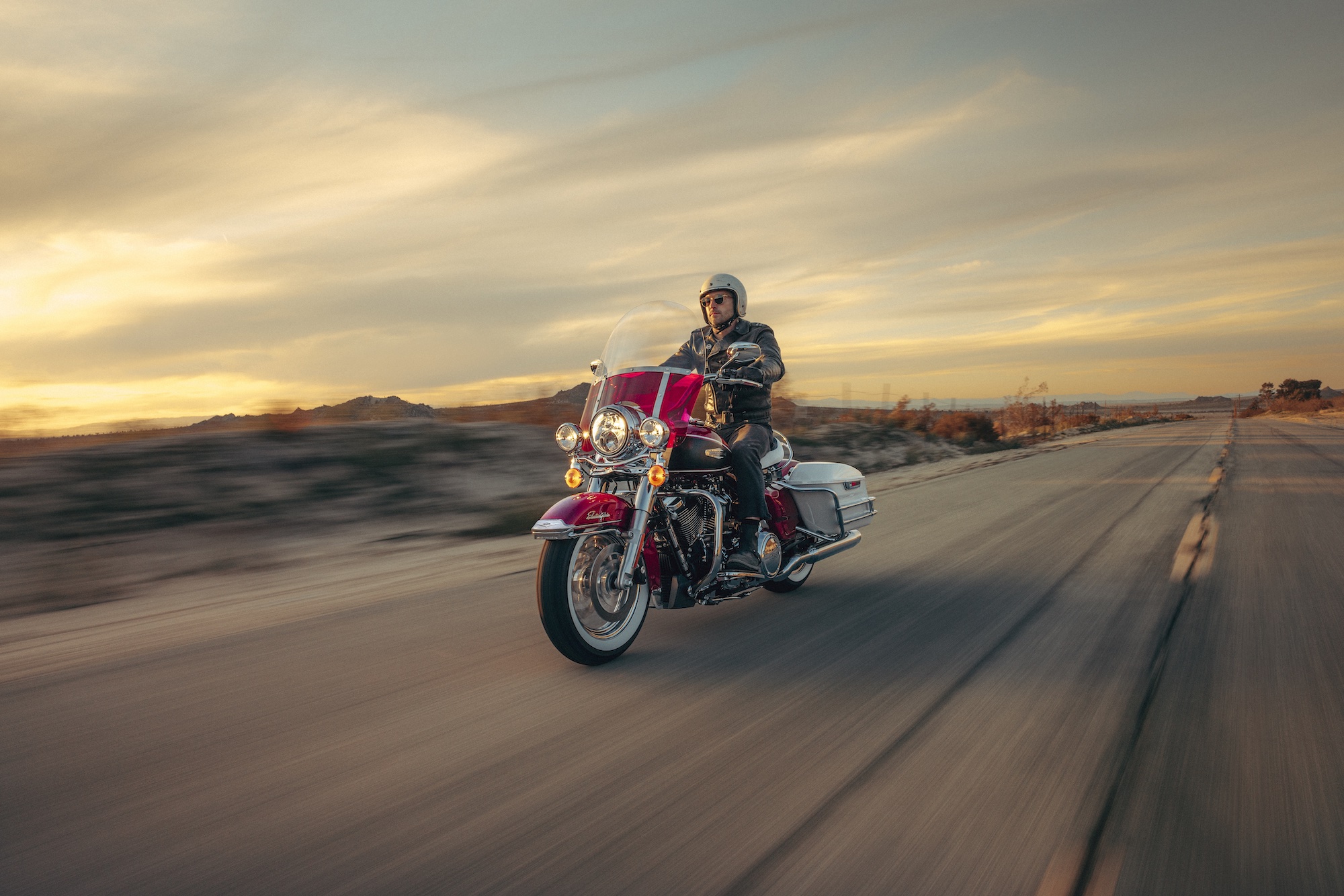 Harley's 2023 Electra Glide® Highway King. Media sourced from Harley-Davidson.