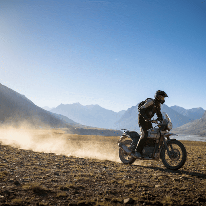 A view of the Royal Enfield Himalayan, which will soon be joined by a middleweight sibling. Media sourced from Royal Enfield.