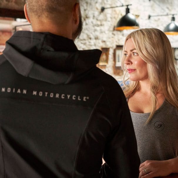 Indian's new Performance Apparel Collection, featuring tees, tanks and leggings. Media sourced from Indian Motorcycles.