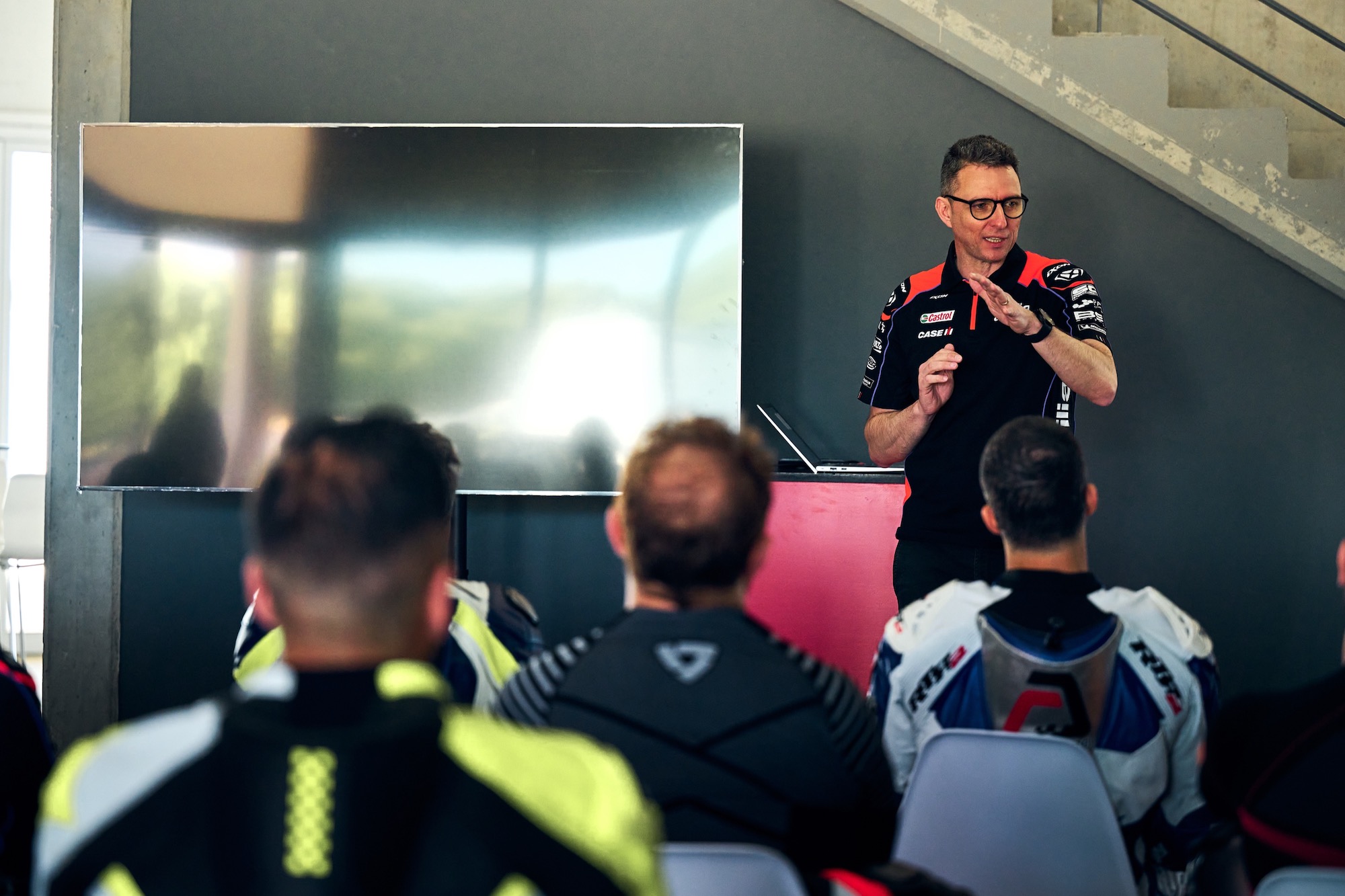 The Aprilia Pro Experience, previously held in Portimao. Media sourced from Aprilia.