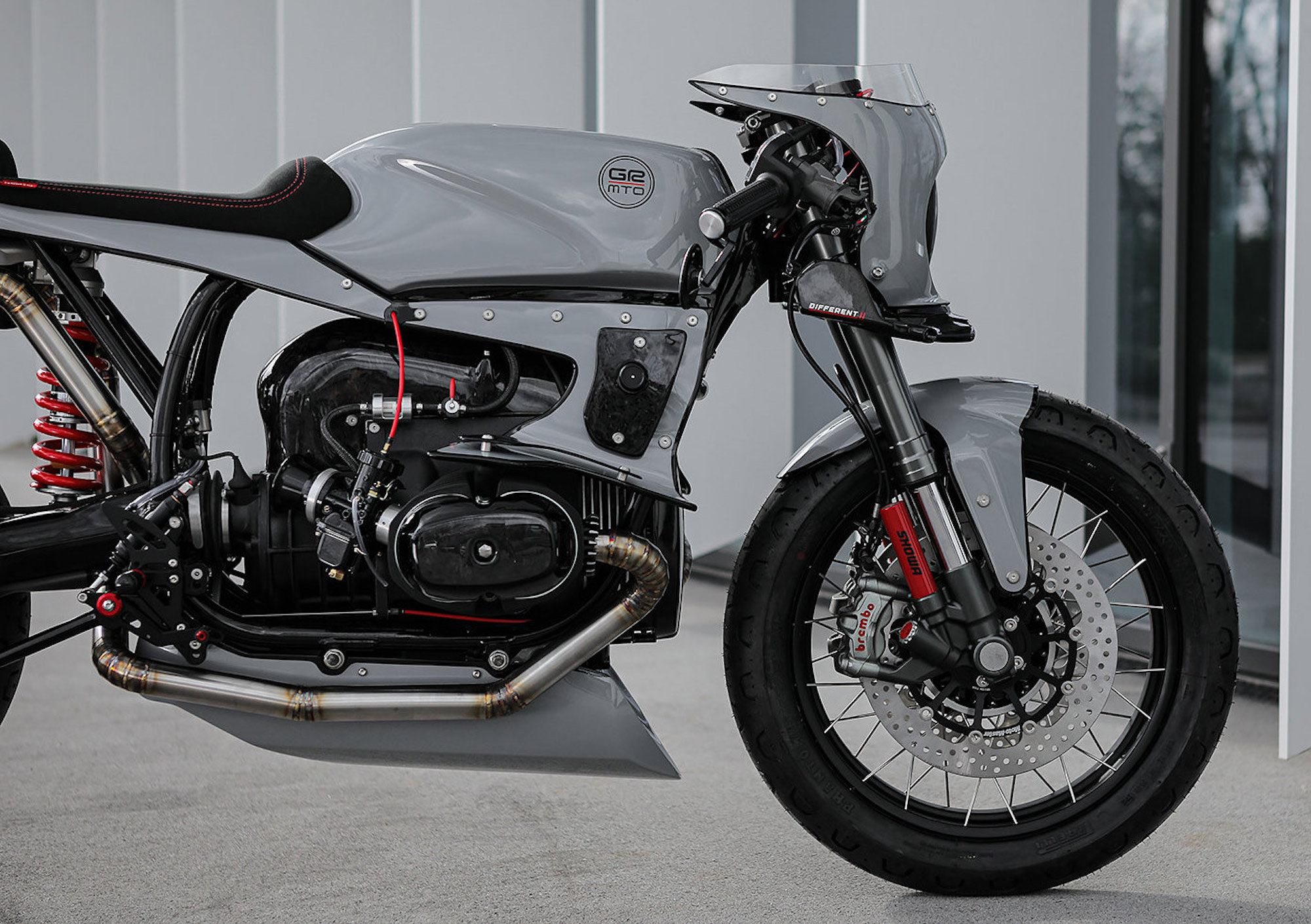 A beauty cafe racer build from the mind of Žiga Petek. Media sourced from BikeEXIF.