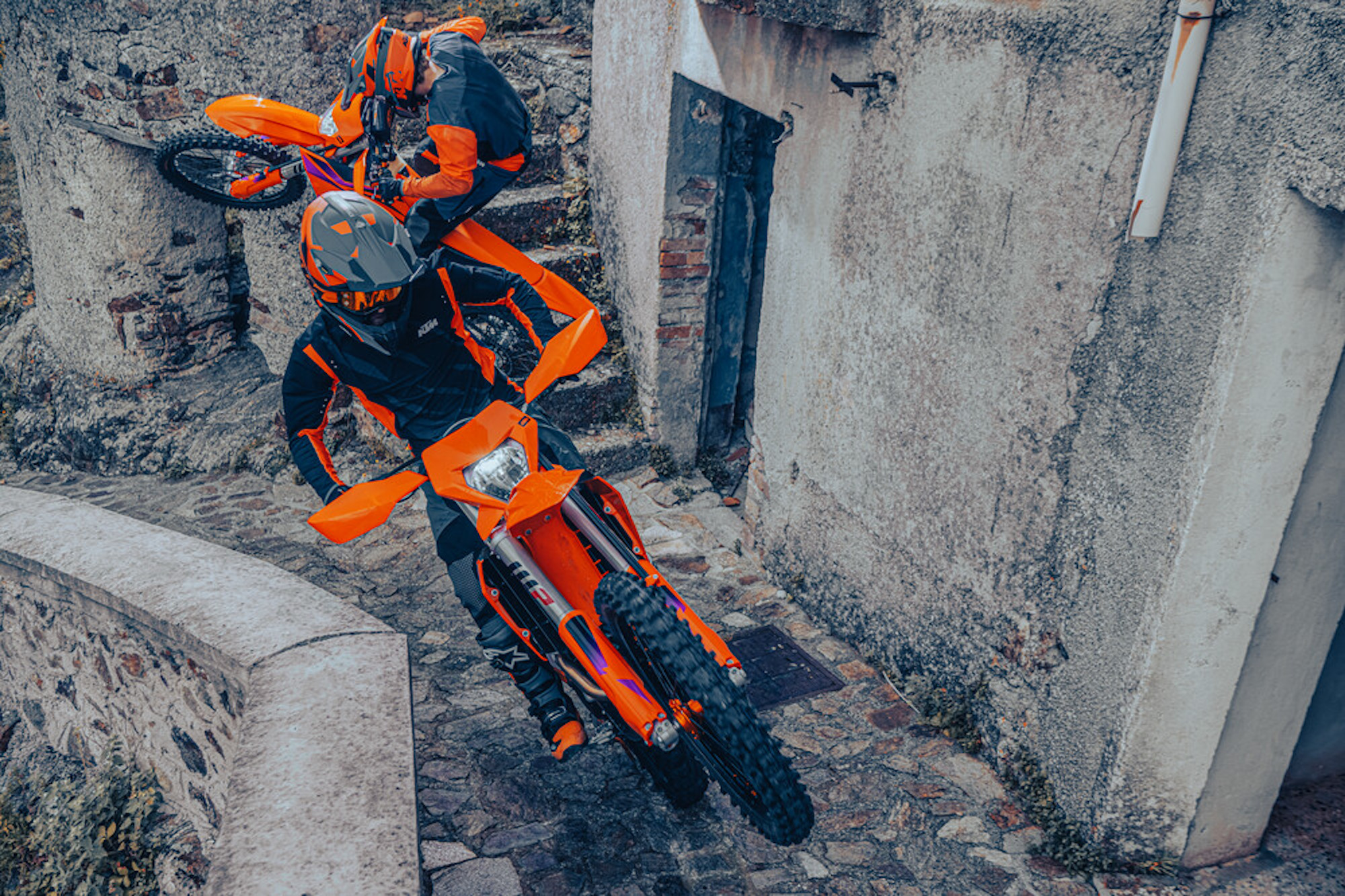 KTM's 2024 EXC range. Media sourced from KTM.