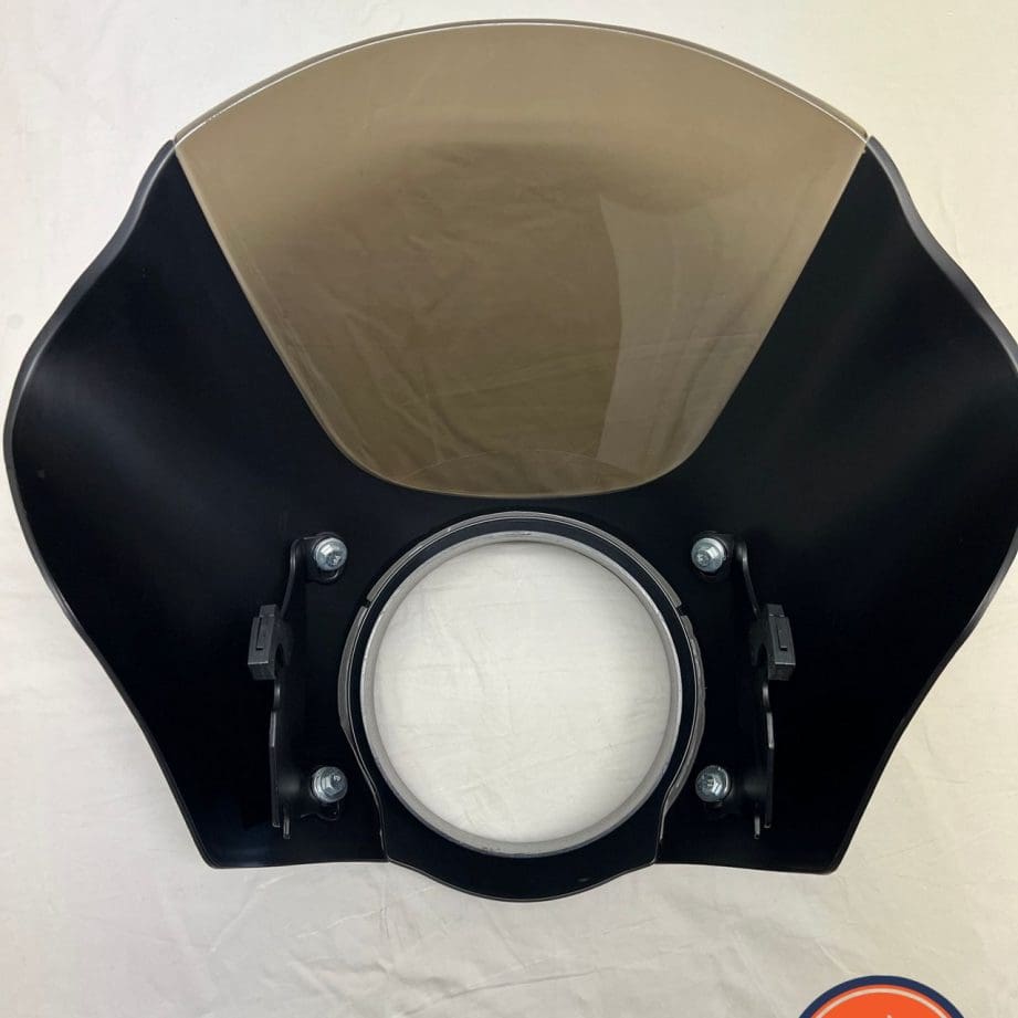 Krator Quarter Fairing Windshield Kit - Black & Smoke Fairing For Harley Sportster 883 1200