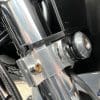 Close up of hardware installed with a ziptie