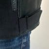 Velcro waist adjusters on the jacket