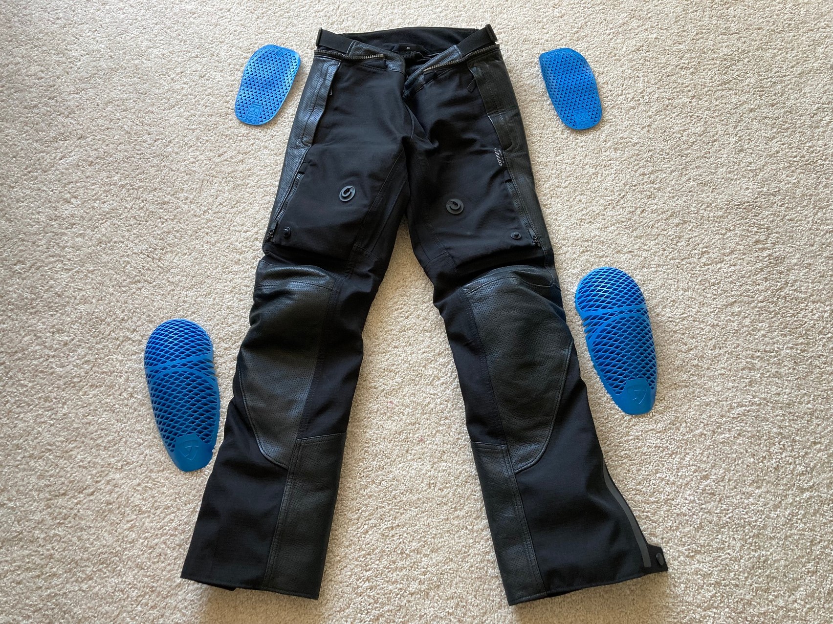 Valve H2O pants with the CE2 armor protectors removed