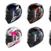 Various colorways for the Shark Ridill 1.2 Helmet