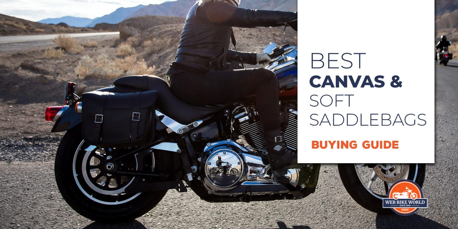 canvas motorcycle saddlebags