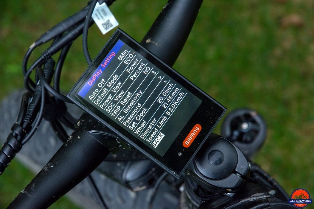 himiway cobra pro settings menu