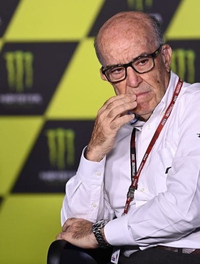 A view of Carmelo Ezpeleta, the current CEO of Dorna Sports. Media sourced from Motorcycle Sports.