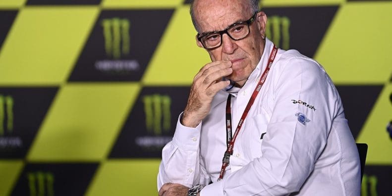 A view of Carmelo Ezpeleta, the current CEO of Dorna Sports. Media sourced from Motorcycle Sports.