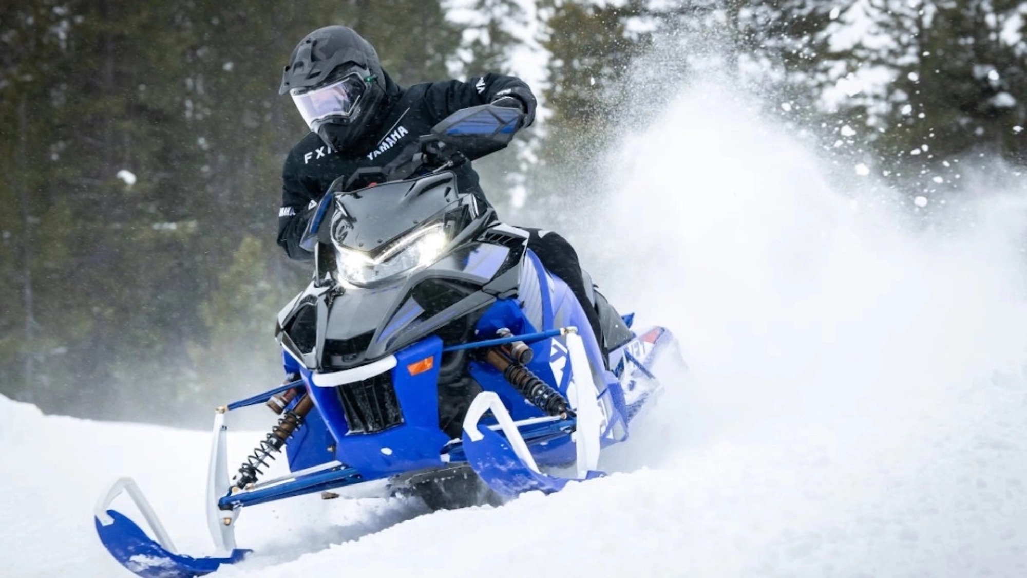 A snowmobile from Yamaha - something that will no longer exist after MY2024. Media sourced from KSTP.