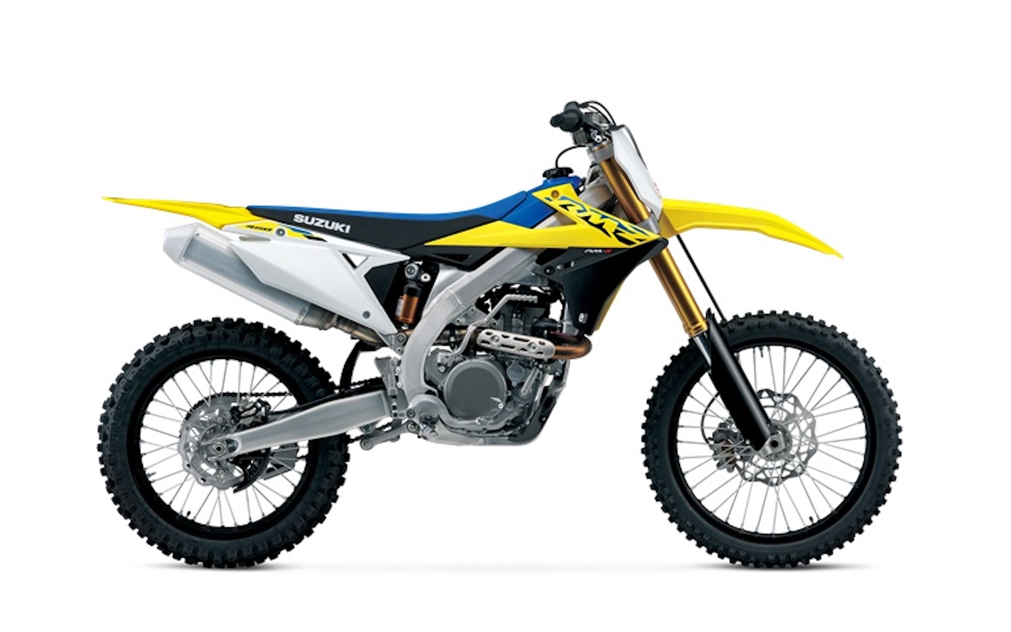 A view of Suzuki's 2024 RM-Z range. Media sourced from Suzuki Cycles.