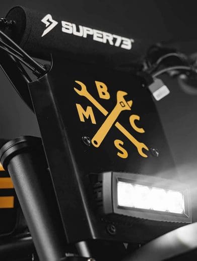 A view of Bike SHED X SUPER73's custom RX Mojave. Media sourced from SUPER73.