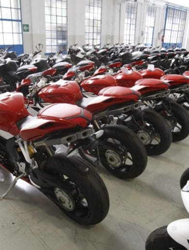 A view of MV Agusta's Schrianna-based bike factory. Media sourced from Motor Sport Schweiz.