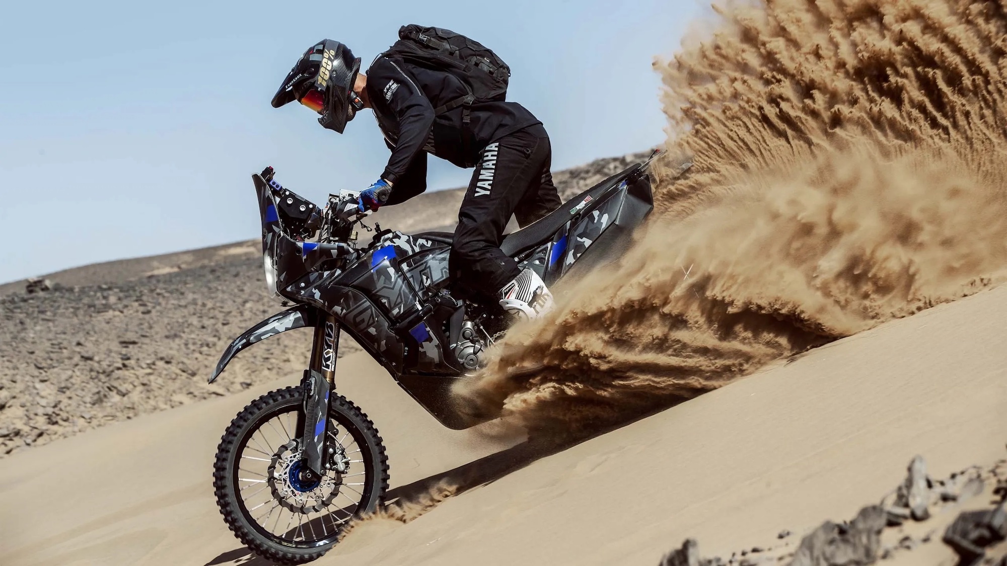 Yammie's iconic 2022 Ténéré 700 Raid prototype. Media sourced from Asphalt & Rubber.