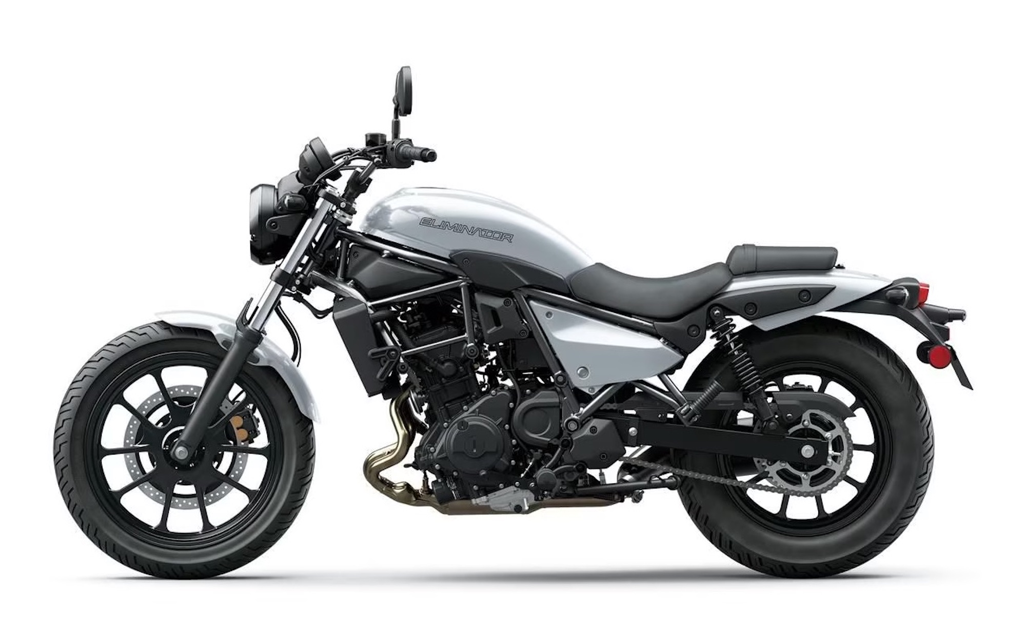 A view of Kawasaki's Eliminator. Media sourced from Canada Moto.