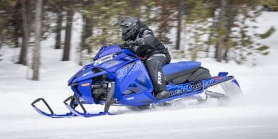 A snowmobile from Yamaha - something that will no longer exist after MY2024. Media sourced from Youtube.