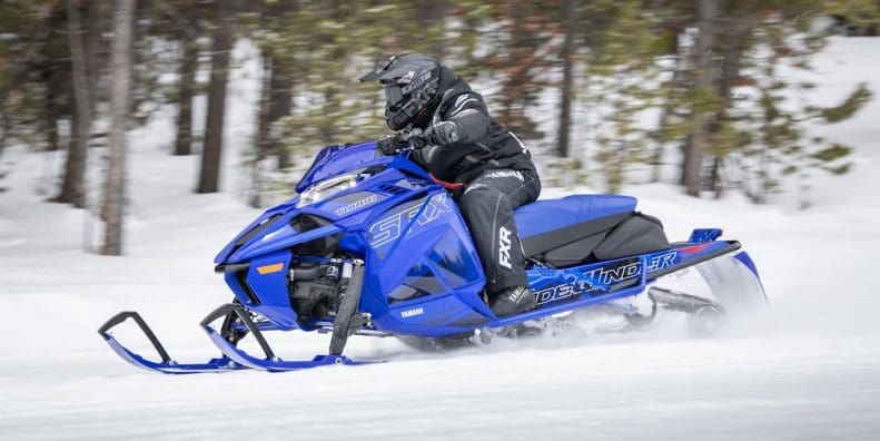 A snowmobile from Yamaha - something that will no longer exist after MY2024. Media sourced from Youtube.