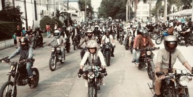 A group of motorcyclists from the Philippines. Media sourced from the South China Post.