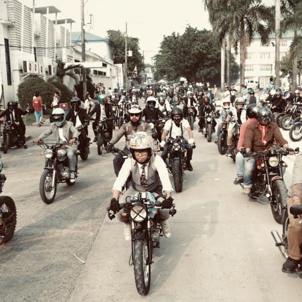 A group of motorcyclists from the Philippines. Media sourced from the South China Post.