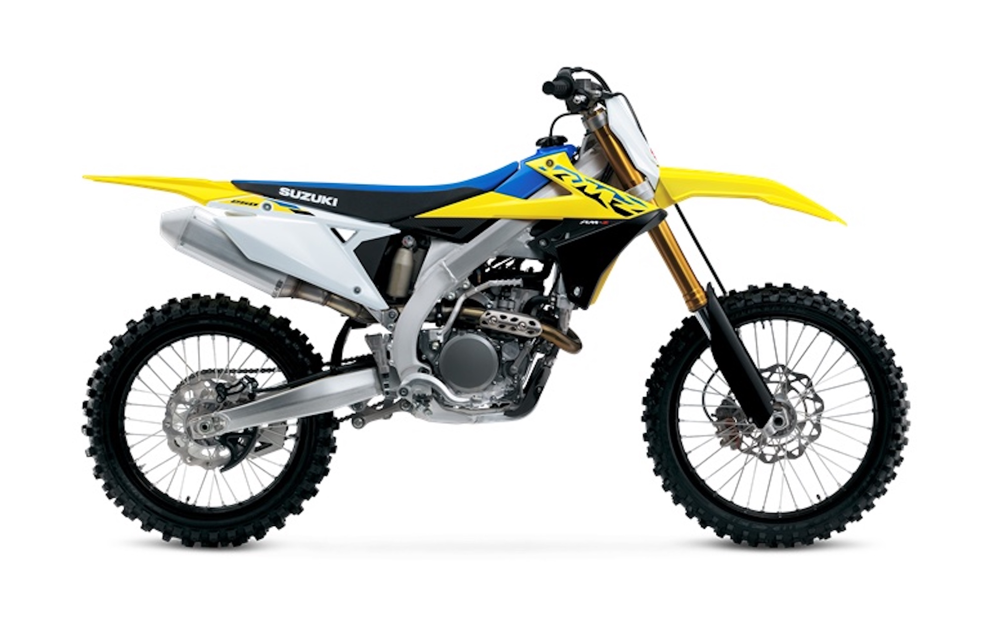 A view of Suzuki's 2024 RM-Z range. Media sourced from Suzuki Cycles.