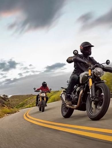 A prime view of Triumph's new 400cc beasties - the Speed 400 and Scrambler 400 X. Media sourced from Triumph.