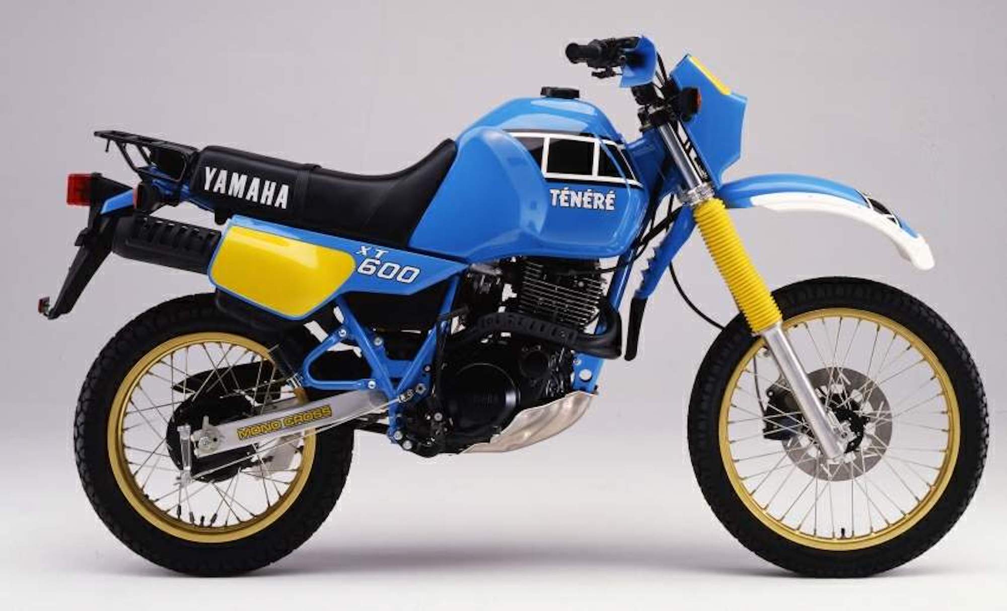 Yammie's very first Ténéré: The 1983 XT 600 Teneré. Media sourced from Motorcycle Specs.