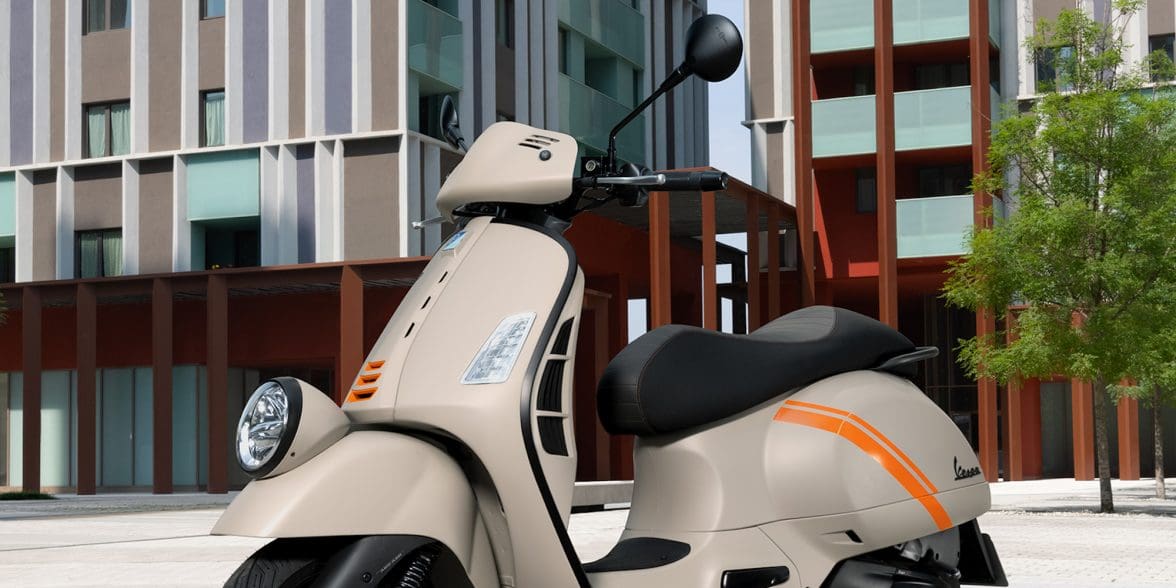 A view of Vespa's all-new Gtv. Media sourced from Vespa's press release.
