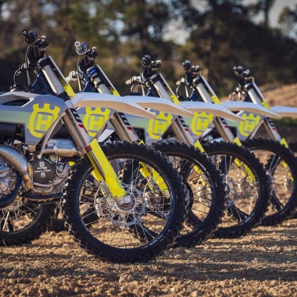 A view of Husqvarna's updated 2024 Enduro range. Media sourced from Husqvarna.