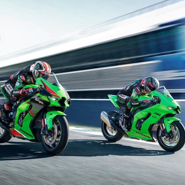 Kawasaki's super-screamer, the 2024 ZX-10RR. Media sourced fro Kawasaki EU.