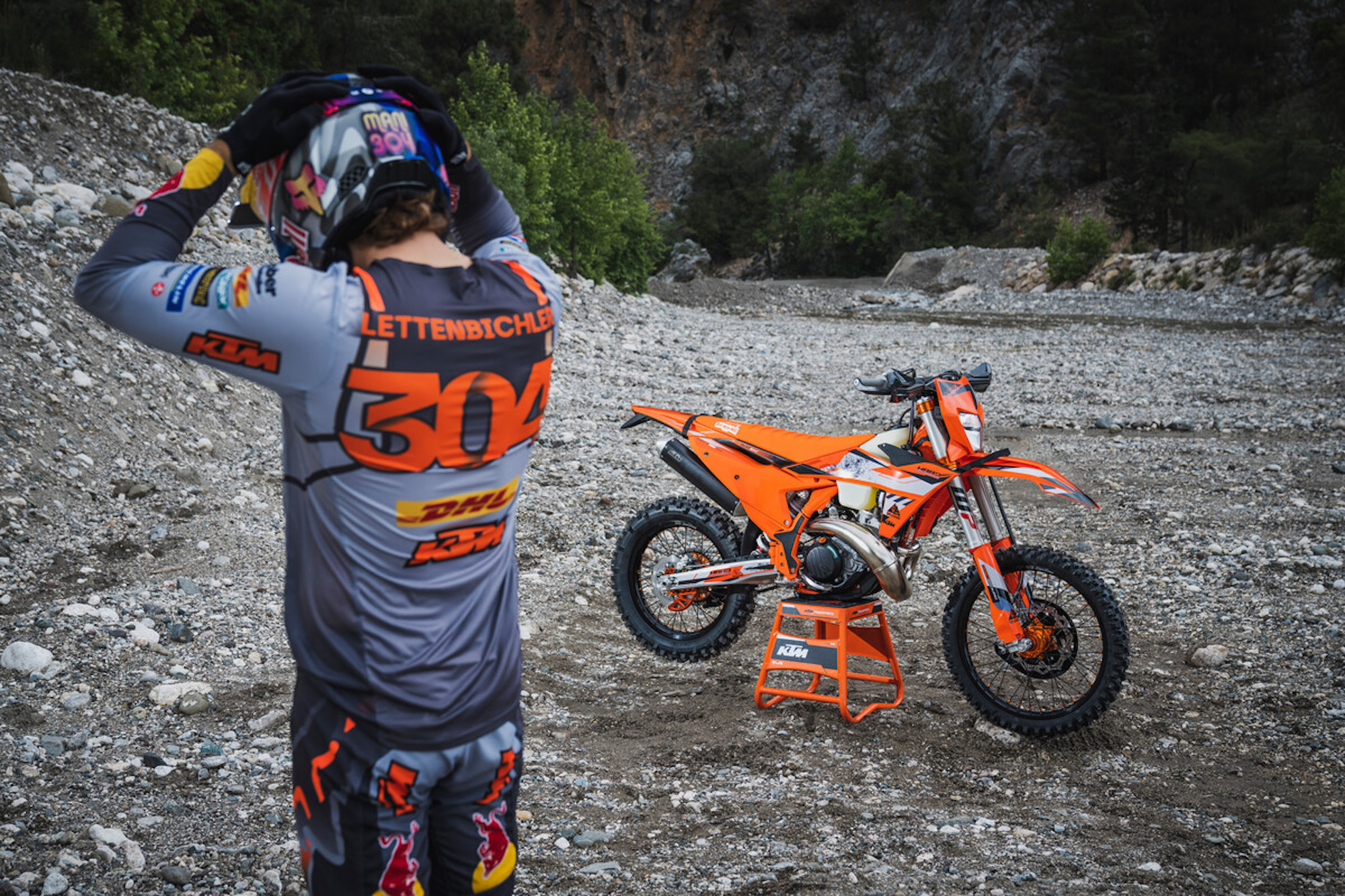 KTM's 2024 300 EXC HARDENDURO. Media sourced from KTM.