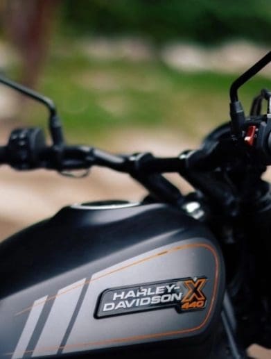The newest view of Harley-Davidson's X440, co-developed and built by Hero Motocorp. Media sourced from The Financial Express.