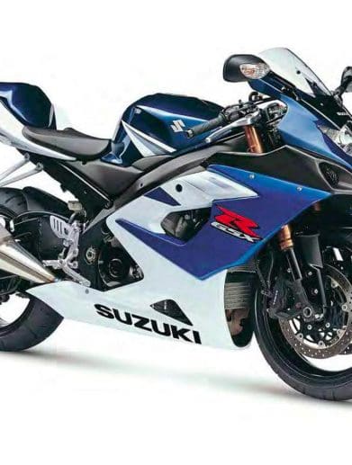 A Suzuki GSX-R1000 K5 motorcycle from 2005