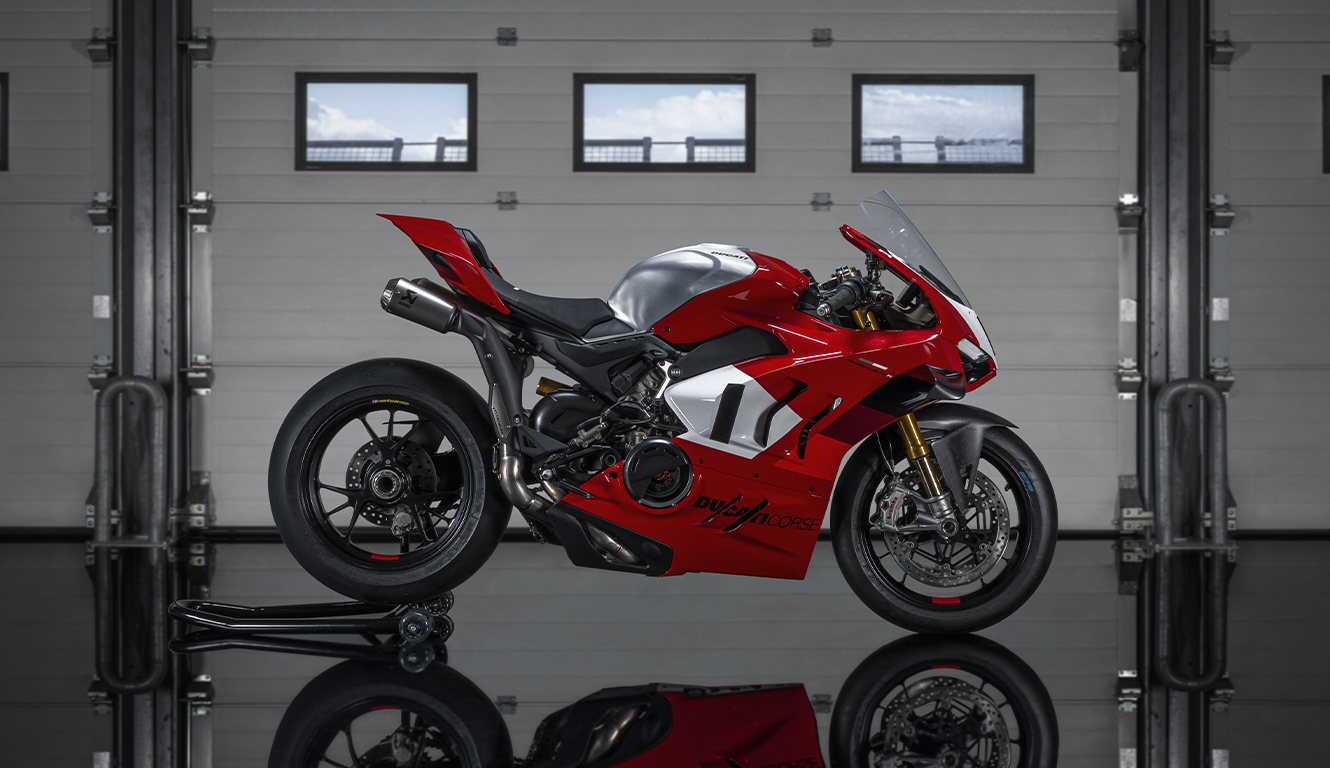 A Ducati  Panigale V4 R motorcycle from 2023