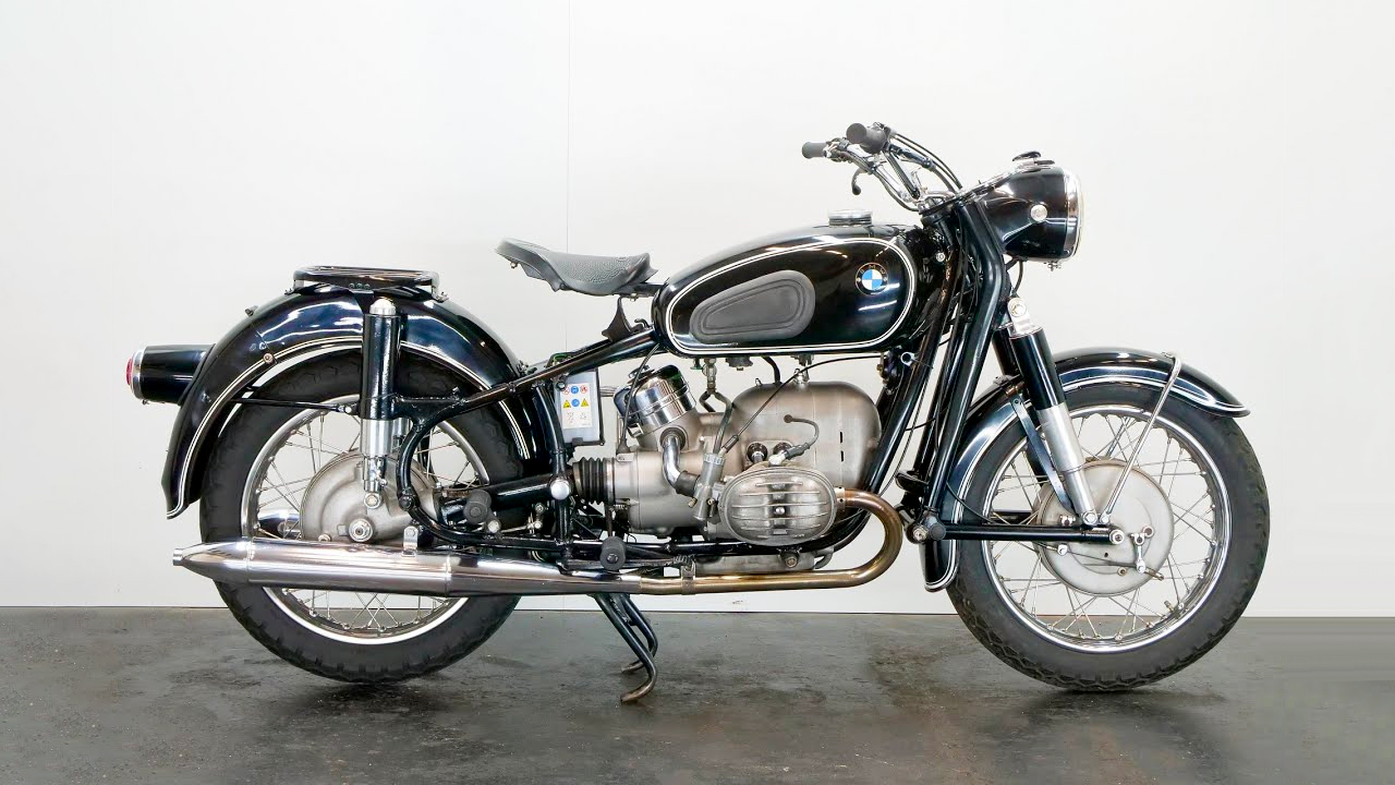 A BMW R50/2 motorcycle from 1964