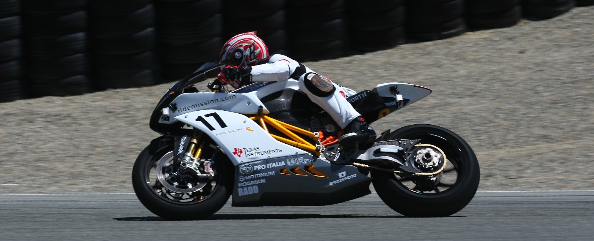 Mission R's prototype bike, which set an outright electric lap record back in 2011. Media sourced from Vintagent.