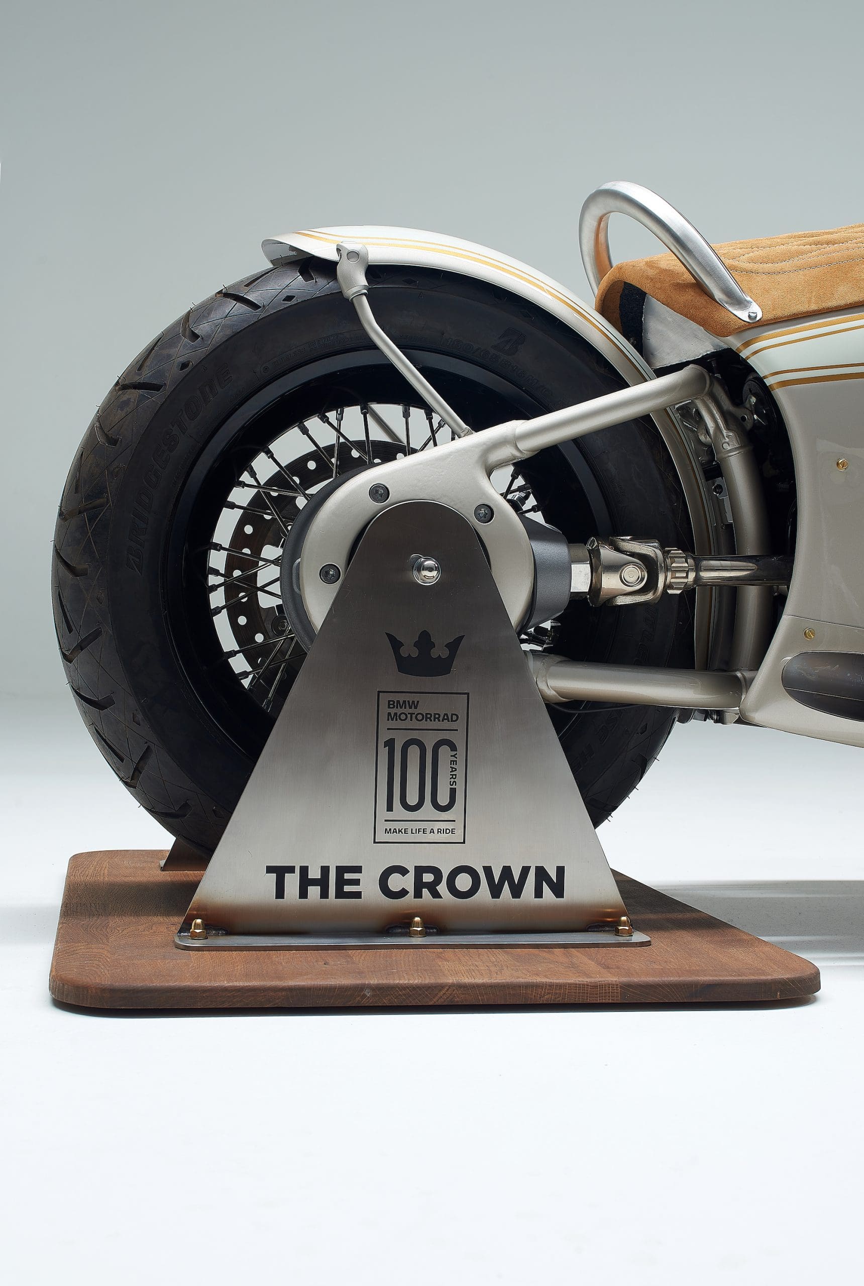 A view of BMW R18 “The Crown” - created to celebrate 100 years of BMW Motorrad. Media sourced from BMW.