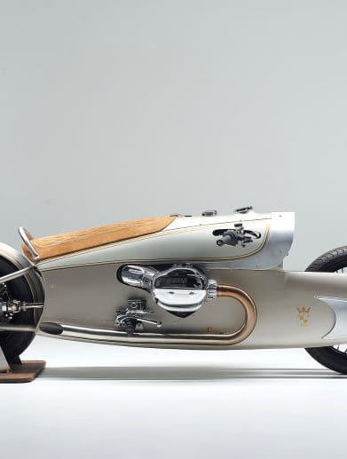 A view of BMW R18 “The Crown” - created to celebrate 100 years of BMW Motorrad. Media sourced from BMW.