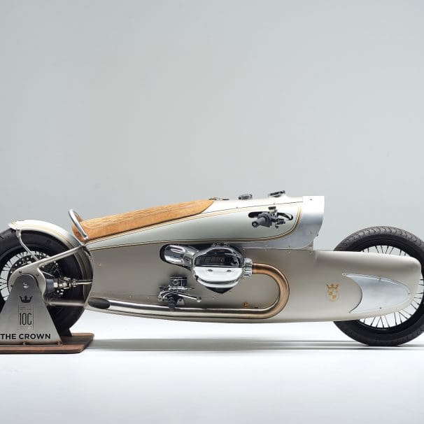 A view of BMW R18 “The Crown” - created to celebrate 100 years of BMW Motorrad. Media sourced from BMW.