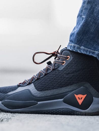 A view of Dainese's new Atipica Air 2 riding shoes. Media sourced from Dainese.