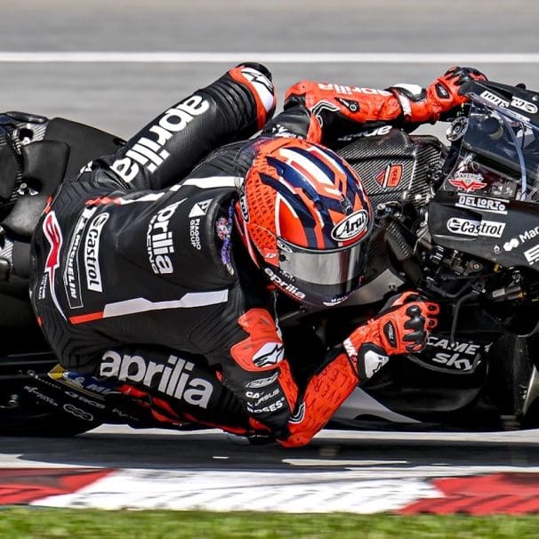 Aprilia's MotoGP efforts. Media sourced from Aprilia.