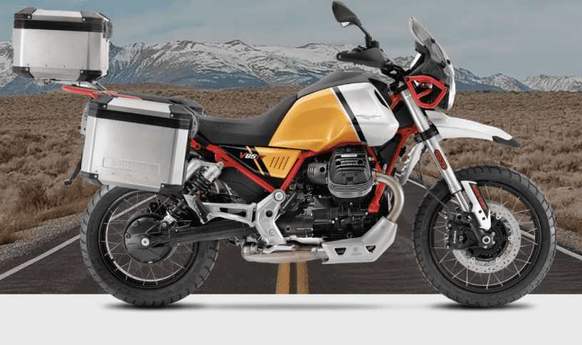 Sonderedition Zieger Sturzbügel für Moto Guzzi V85 TT in Rot