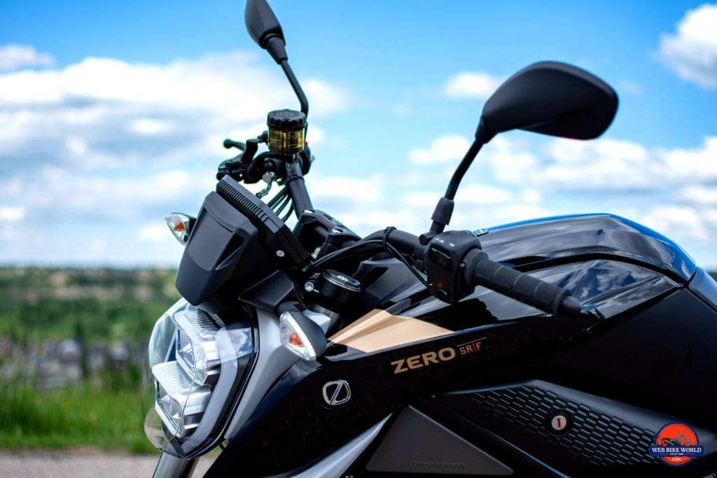 2023 Zero SR/F handlebars and mirrors