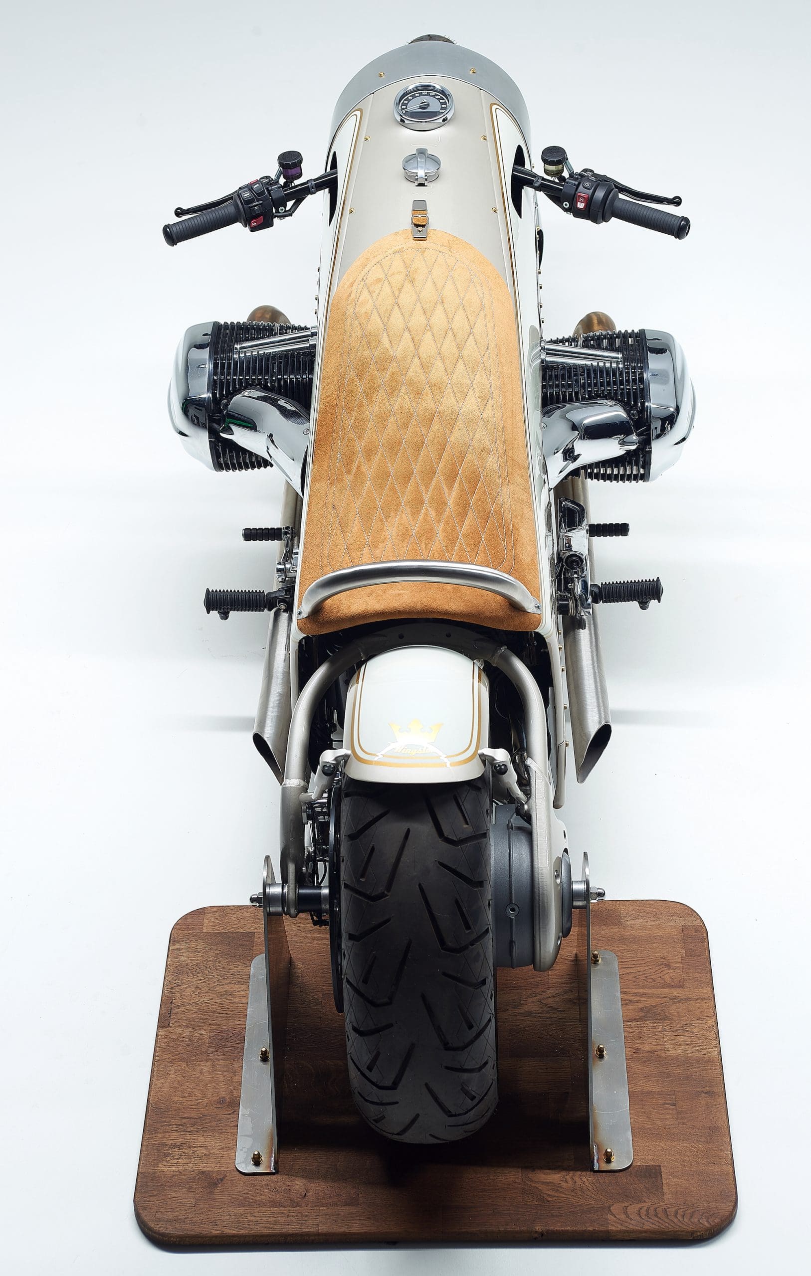 A view of BMW R18 “The Crown” - created to celebrate 100 years of BMW Motorrad. Media sourced from BMW.