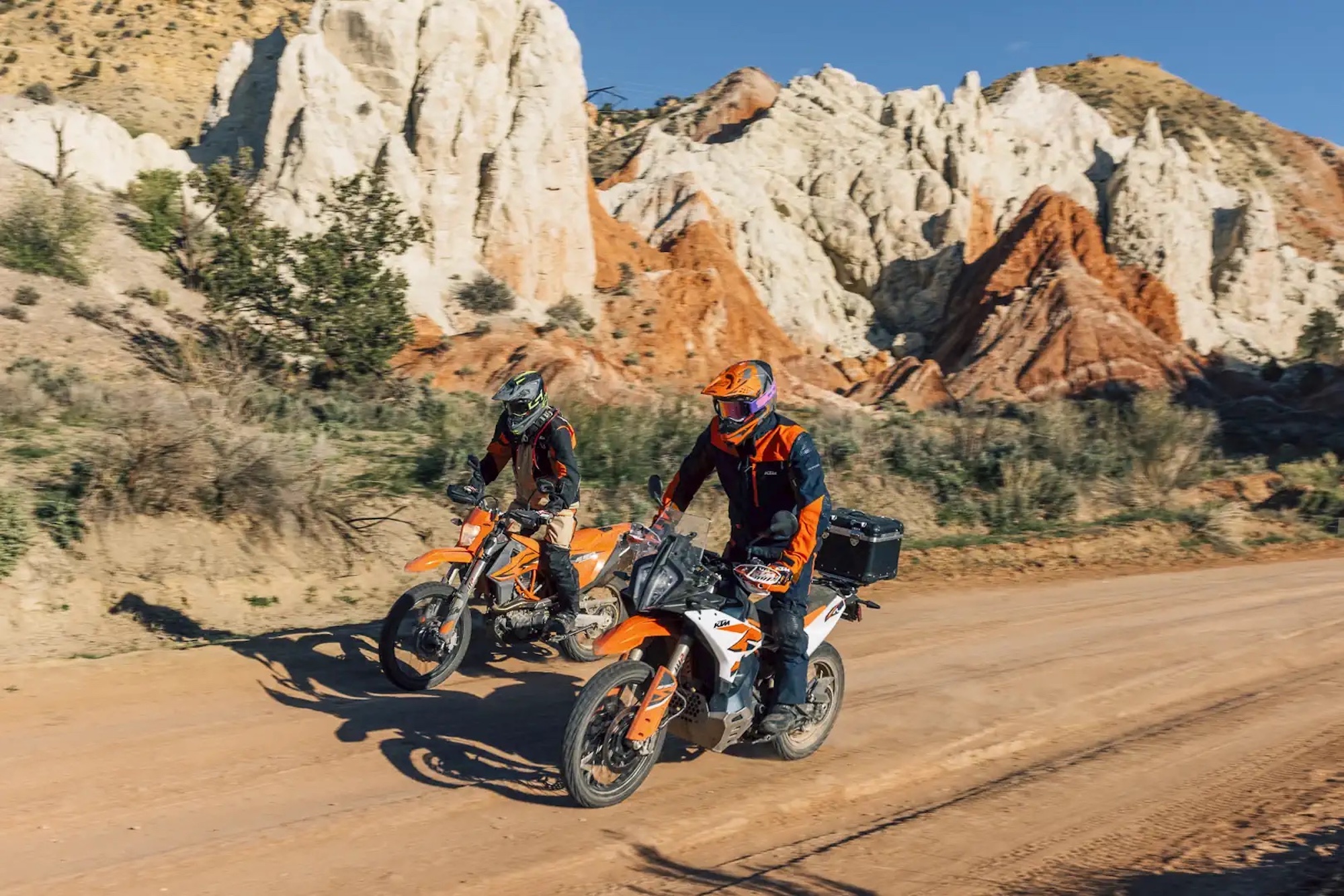 A view of KTM machines munching the miles in the spirit of ravishing routes, sexy scenery, and memories by the boatload. Media sourced from Ultimate Motorcycling.