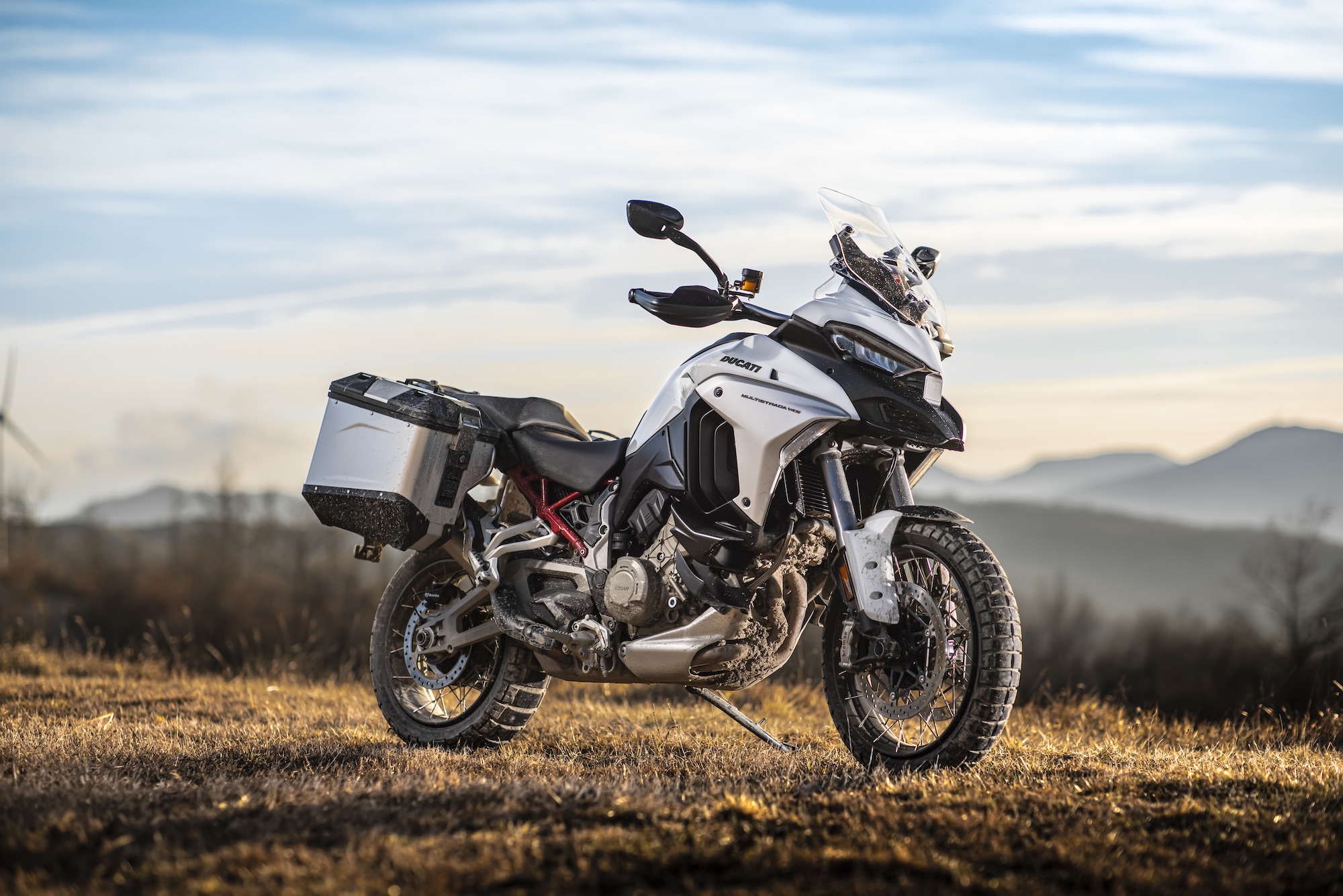 A view of the Multistrada V4 S. Media sourced from Ducati.