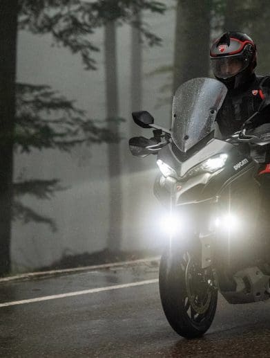 A view of Ducati's 2020 Multistrada 1260 S Grand Tour. Media sourced from Ducati.