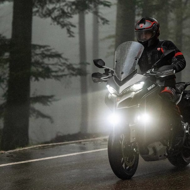 A view of Ducati's 2020 Multistrada 1260 S Grand Tour. Media sourced from Ducati.