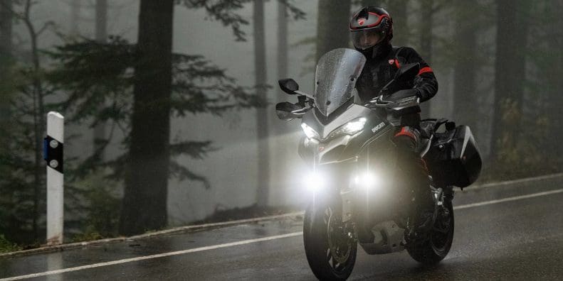 A view of Ducati's 2020 Multistrada 1260 S Grand Tour. Media sourced from Ducati.